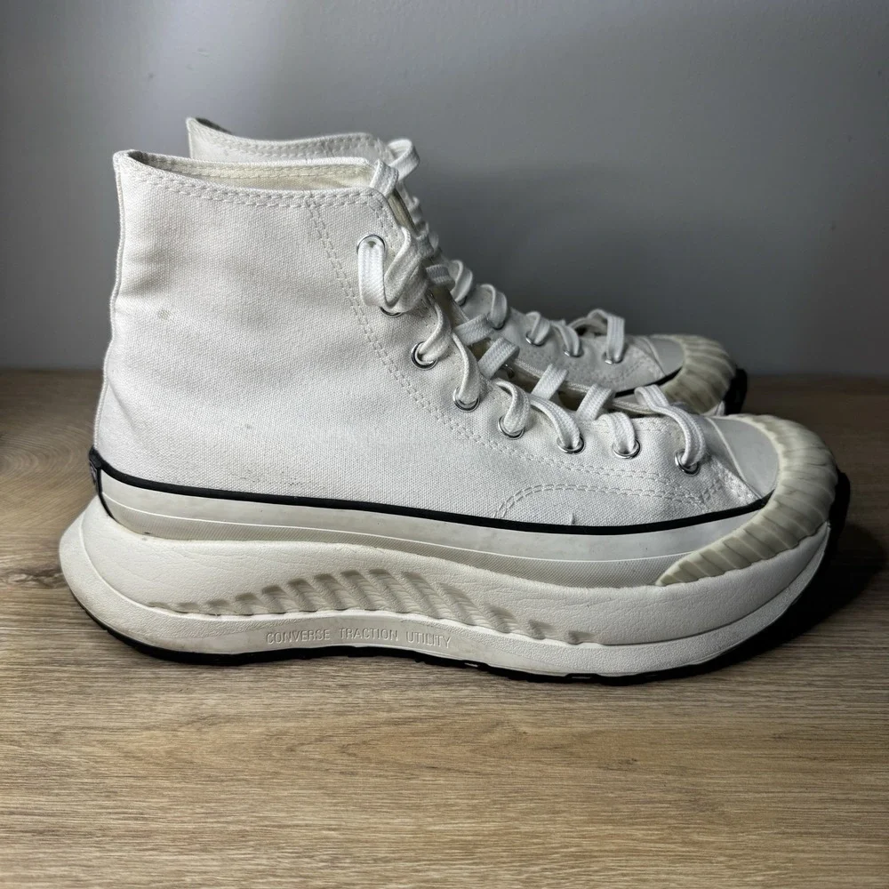 Converse Chuck Taylor AT-CX Hi Top Sneaker Boot A02778C Vintage‎ White Mens 11
